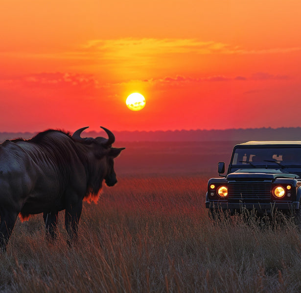 Arrival in the Mara + Sunset Game Drive with Rob the Ranger